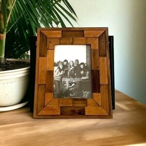 Aaron Brothers Tacoma Charcoal Wood Picture Frame 5"x7" Rustic Planks NIB